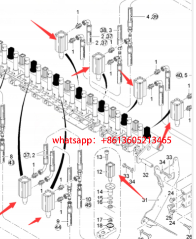 铣刨机泡沫沥青气缸95944 铣刨机泡沫沥青气缸95944